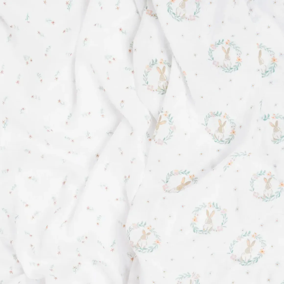 Aden + Anais Essentials Cotton Muslin Swaddle Blanket 2 pk - Blushing Bunnies