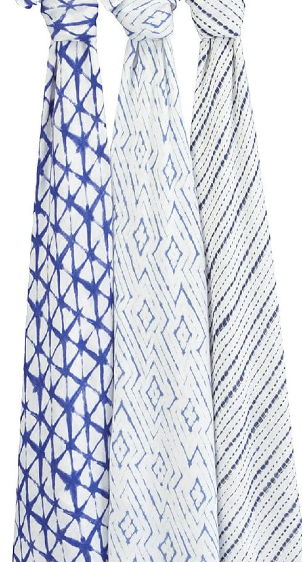 Aden + Anais Silky Soft Swaddles - 3-Pack - Indigo