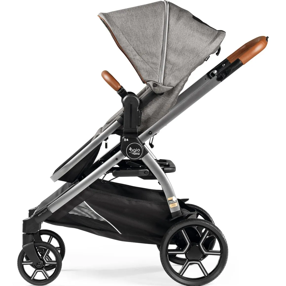 Agio by Peg Perego Z4 Single-to-Double Stroller - Grey