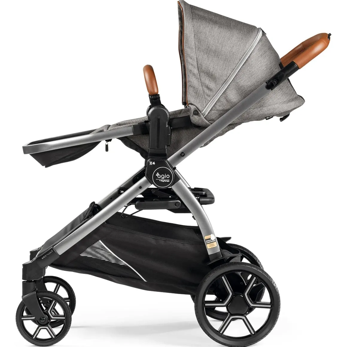 Agio by Peg Perego Z4 Single-to-Double Stroller - Grey