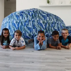 Airfort Inflatable Fort for Kids - Ocean Camo