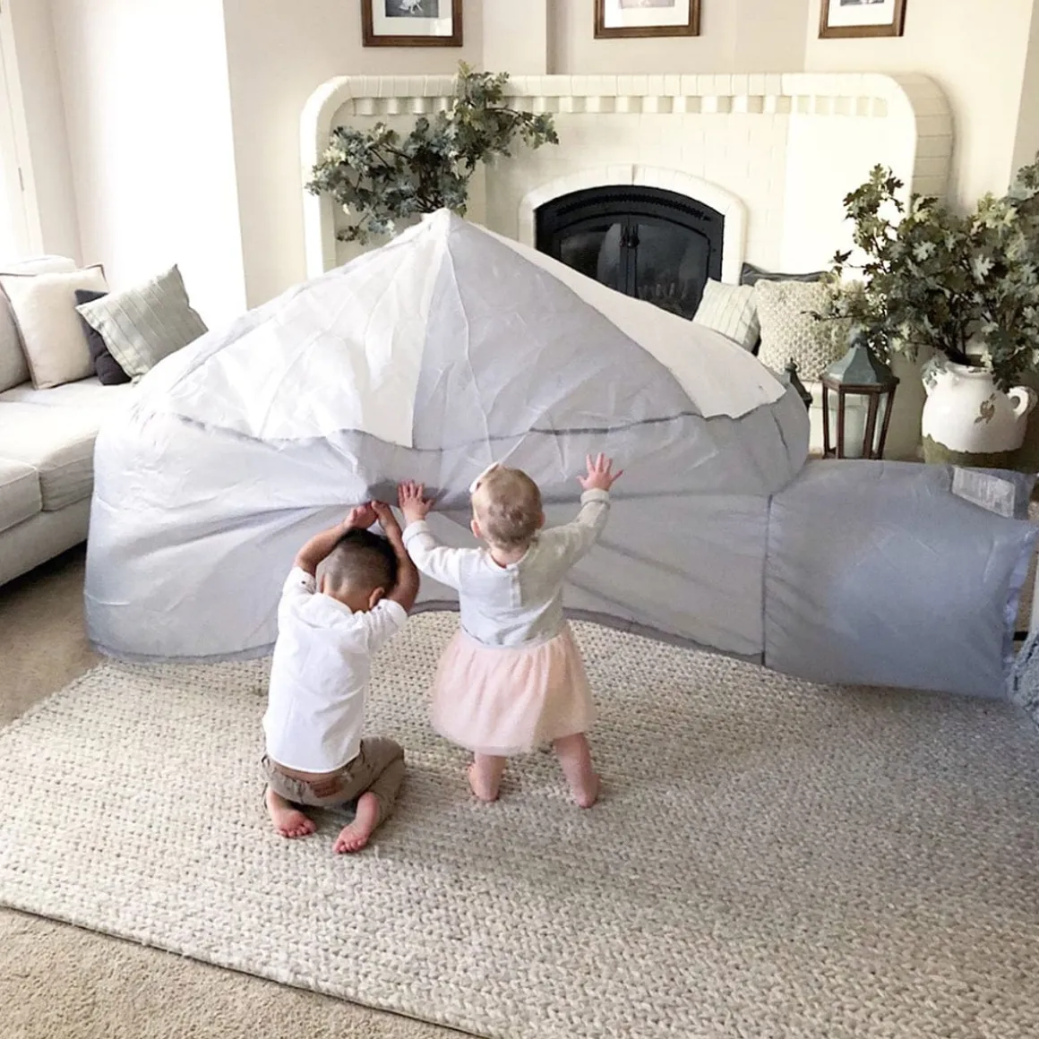 Airfort Inflatable Fort for Kids Mod About Grey