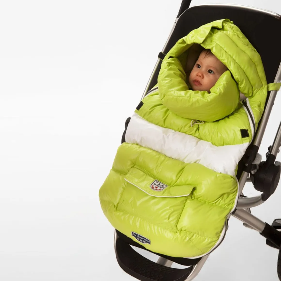 7AM Enfant Baby Shield Footmuff, Small - Marron Glace