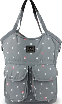 7AM Enfant Barcelona Bag - Grey Dots