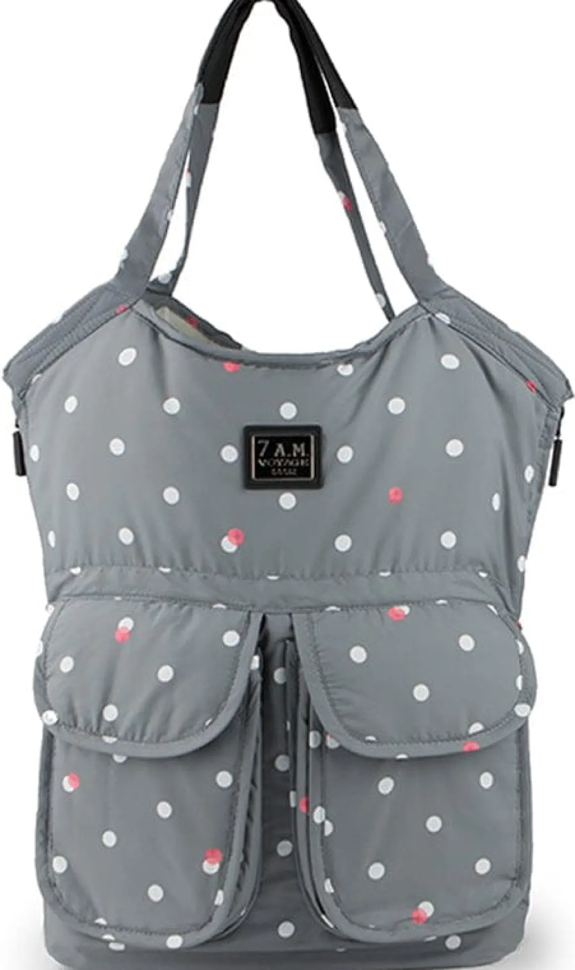 7AM Enfant Barcelona Bag - Grey Dots
