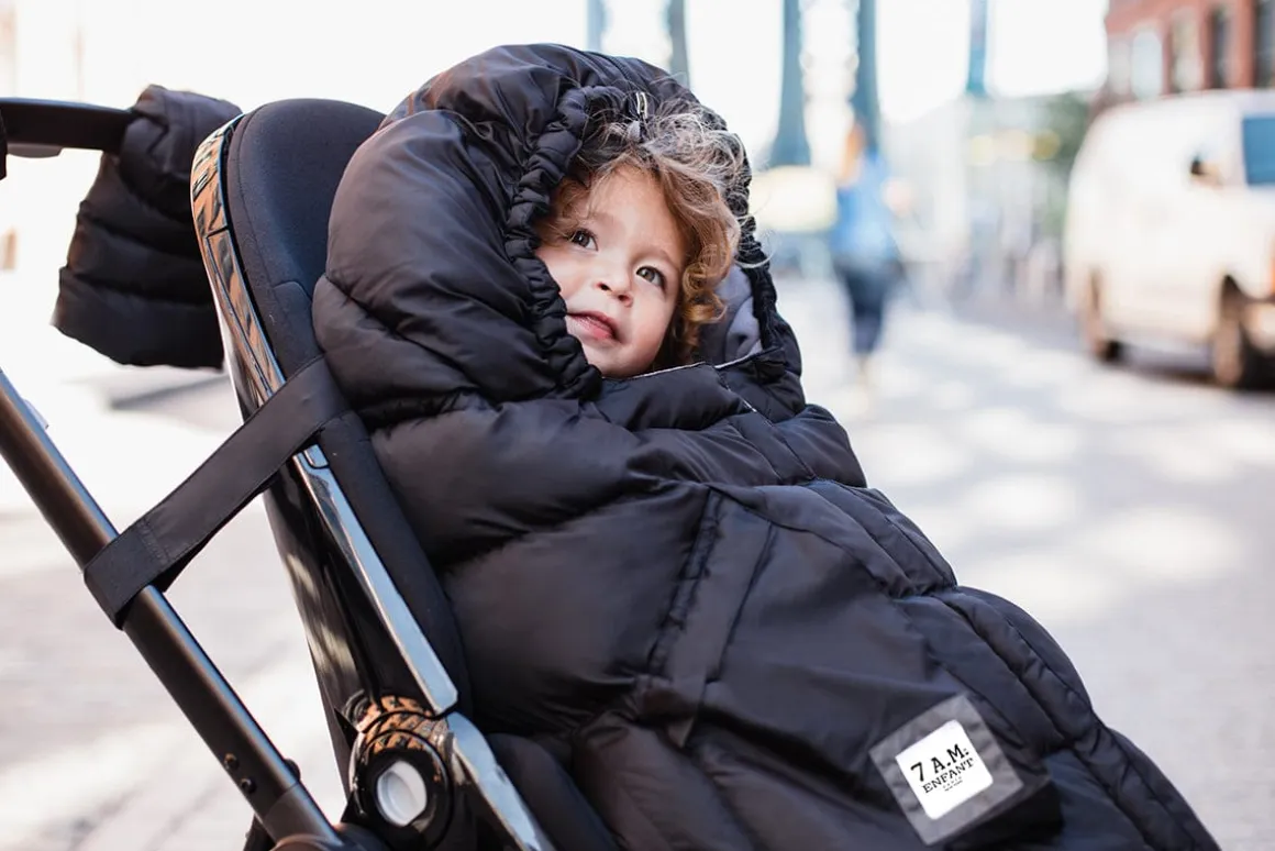 7AM Enfant Blanket 212 Evolution Footmuff - Black