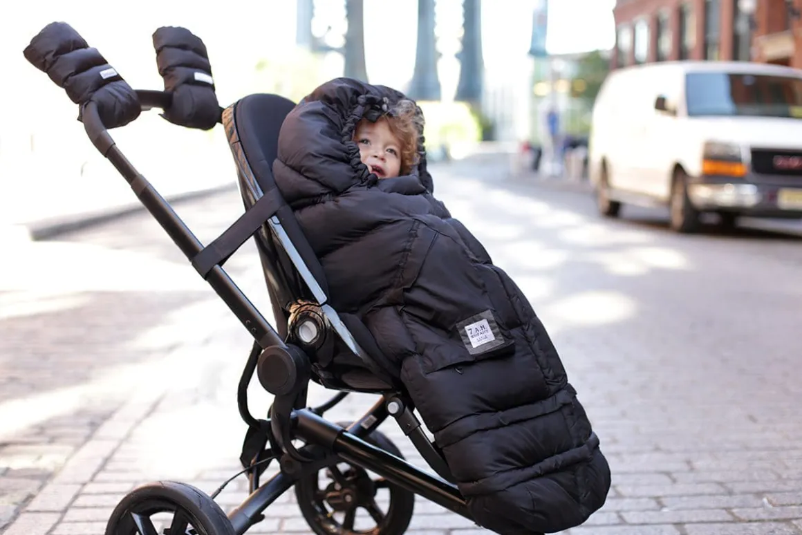 7AM Enfant Blanket 212 Evolution Footmuff - Black