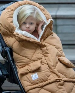 7AM Enfant Blanket 212 Evolution Footmuff - Cognac Quilted