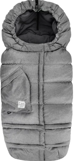 7AM Enfant Blanket 212 Evolution Footmuff - Heather Gray