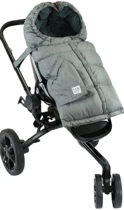7AM Enfant Blanket 212 Evolution Footmuff - Heather Gray