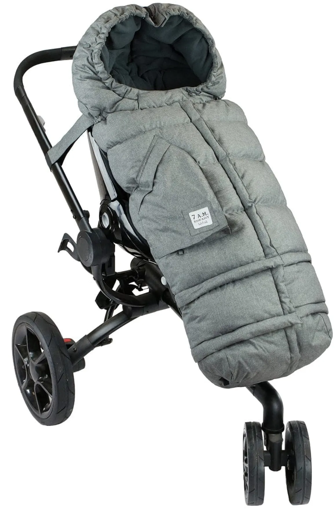 7AM Enfant Blanket 212 Evolution Footmuff - Heather Gray