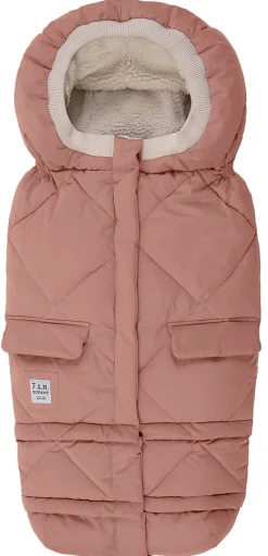 7AM Enfant Blanket 212 Evolution Footmuff - Rose Dawn Quilted