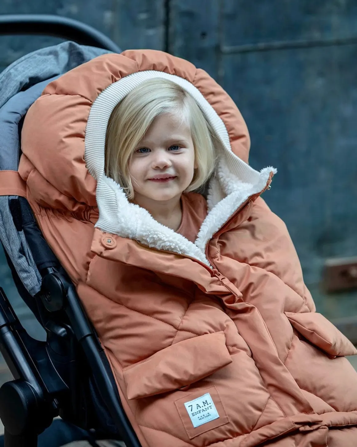 7AM Enfant Blanket 212 Evolution Footmuff - Spice Quilted