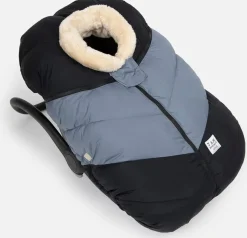 7AM Enfant Cocoon Car Seat Cover - Black / Ash Blue