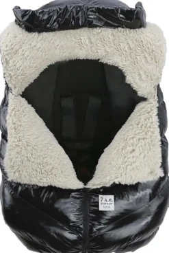 7AM Enfant Cocoon Car Seat Cover - Black Polar