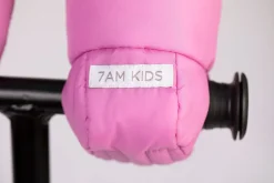 7AM Enfant KIDS Warmmuffs - Bows - Hot Pink (2T-4T)