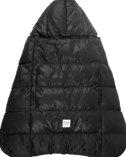 7AM Enfant K Poncho Carrier Cover Heavyweight - Black (0-3T)