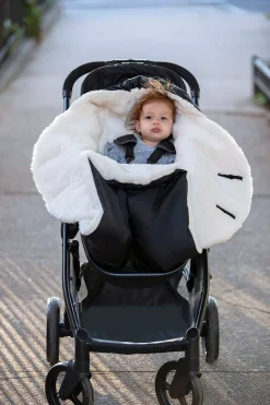 7AM Enfant Nido Cloud Heavyweight Infant Wrap - Core - Black Cloud (0-6m)