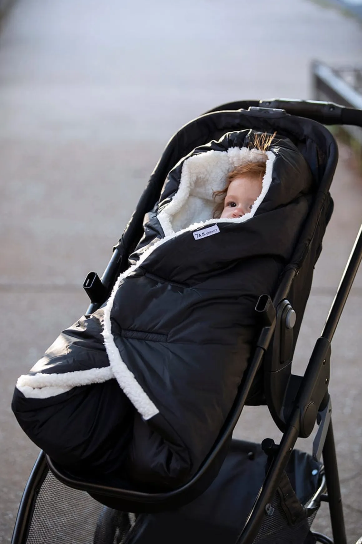 7AM Enfant Nido Cloud Heavyweight Infant Wrap - Core - Heather Grey (6-18m)