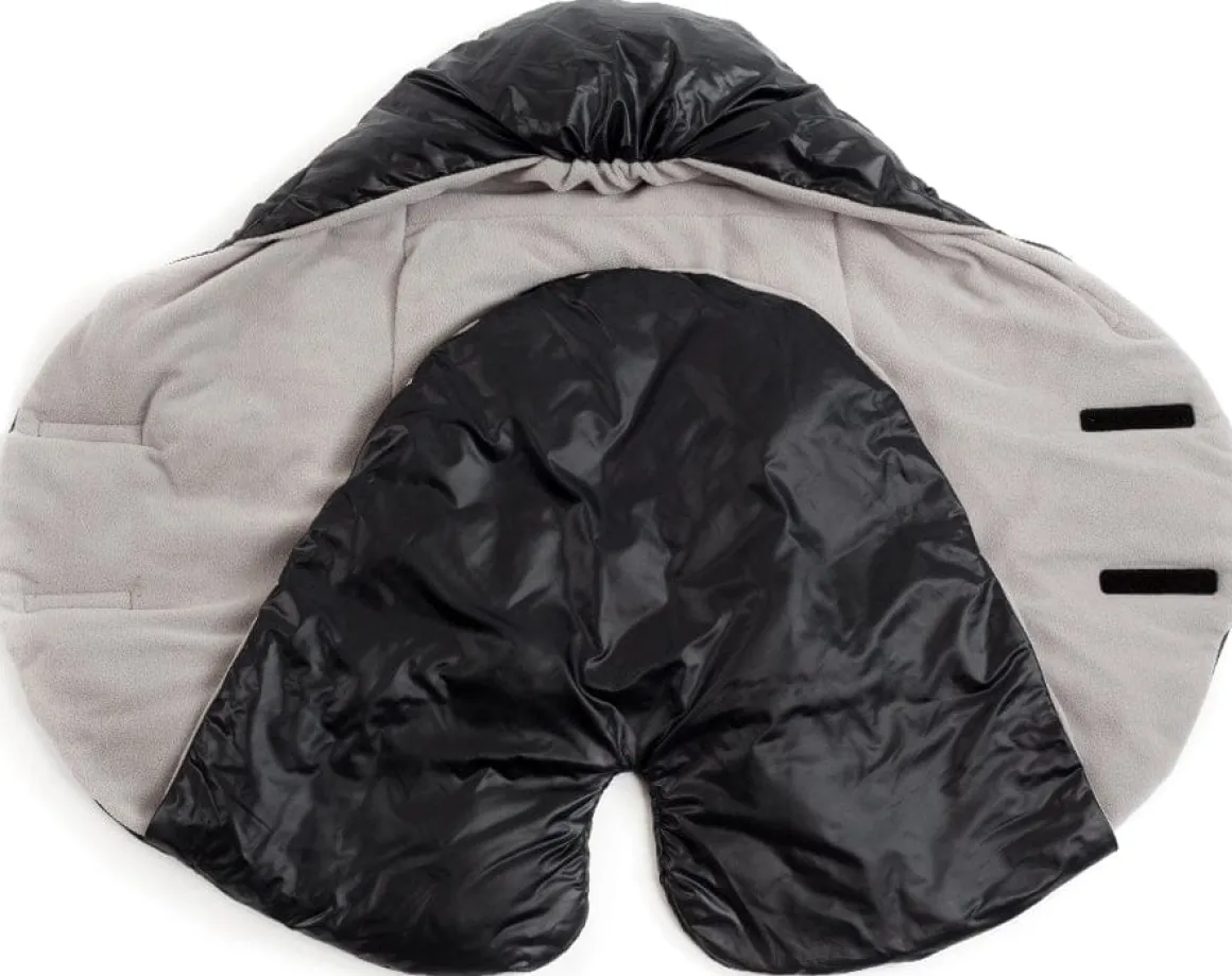 7AM Enfant Nido Quilted Wrap, Small - Black
