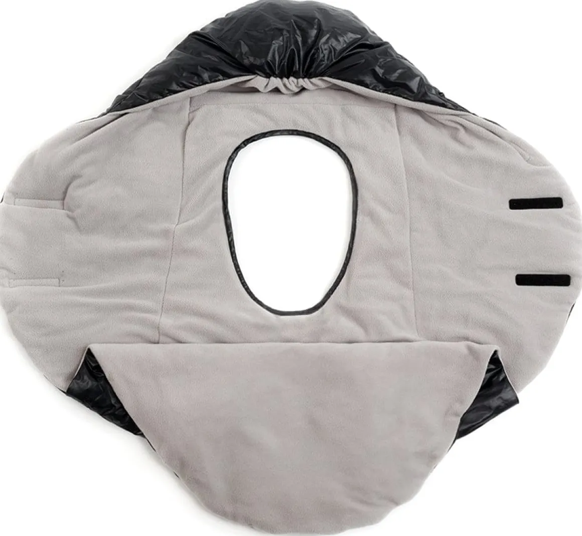 7AM Enfant Nido Quilted Wrap, Small - Black