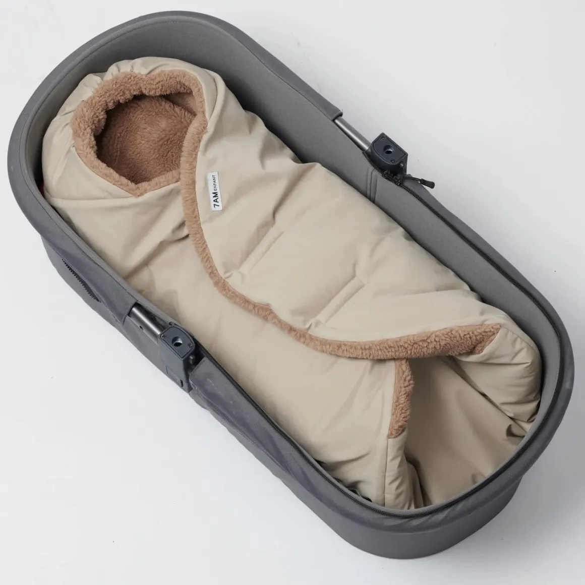 7AM Enfant Nido Wrap - Benji - Oat Cacao