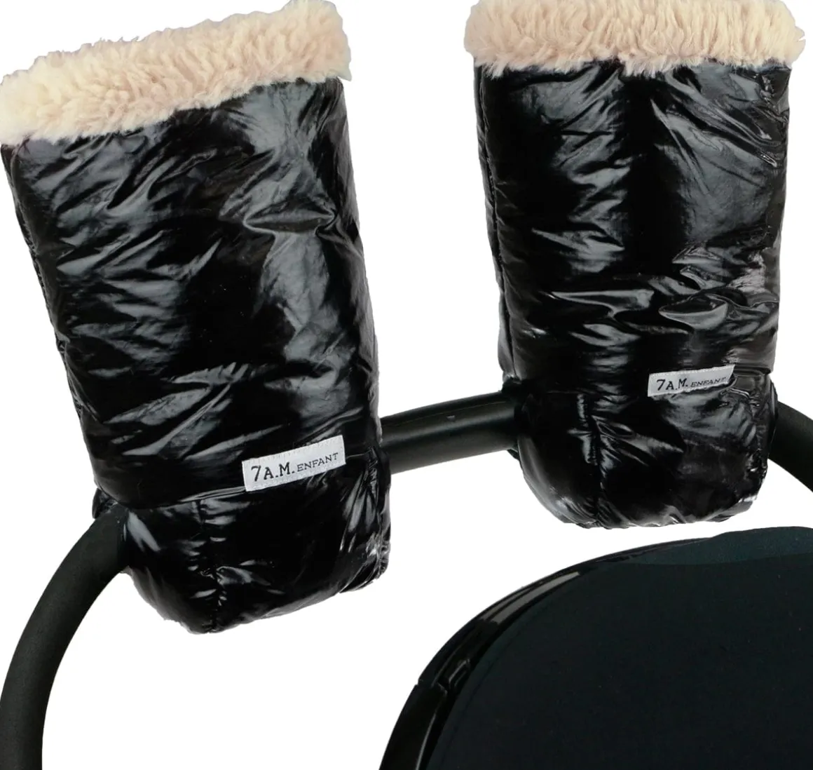 7AM Enfant Warmmuffs - Black Polar