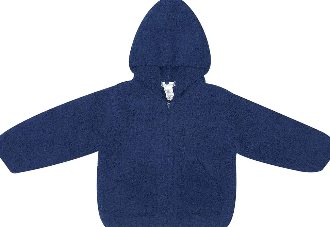 Angel Dear Chenille Hoodie, 12-18 Months - Navy