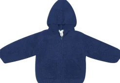 Angel Dear Chenille Hoodie, 6-12 Months - Navy