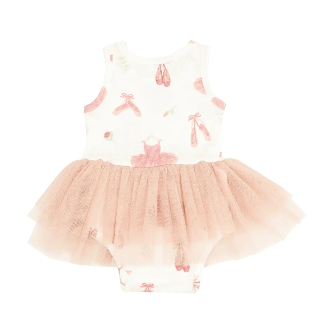 Angel Dear Ribbed Tank Bodysuit Tutu