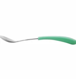 Avanchy Stainless Steel Infant Spoons, 2 Pack - Green