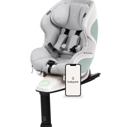 Babyark Convertible Car Seat, Smart - Eggshell White / Glacier Ice