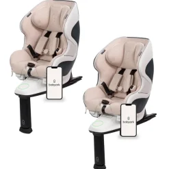 Babyark Smart Convertible Car Seat Family Bundle (2 Seats) - Eggshell White / Moonlight