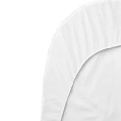 BabyBjorn Fitted Sheet for Baby Crib - White
