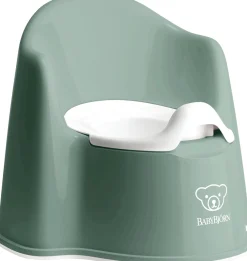 BabyBjorn Potty Chair - Deep Green/White