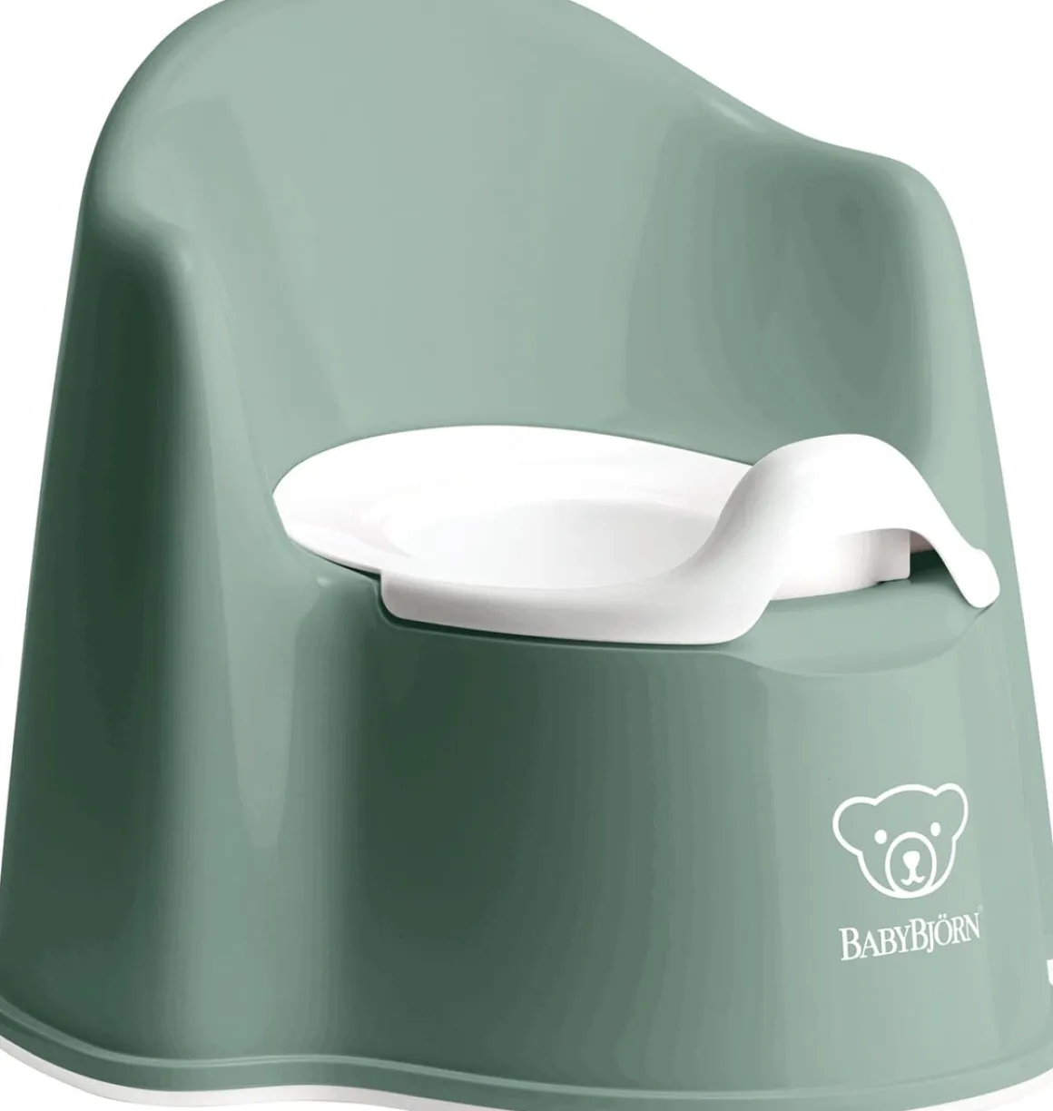 BabyBjorn Potty Chair - Deep Green/White