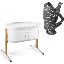 BabyBjörn Cradle + Baby Carrier Mini - White / Landscape