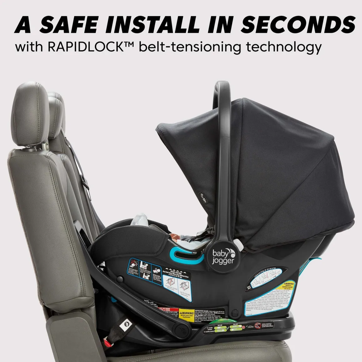 Baby Jogger City GO 2 Infant Car Seat - Harbor Grey