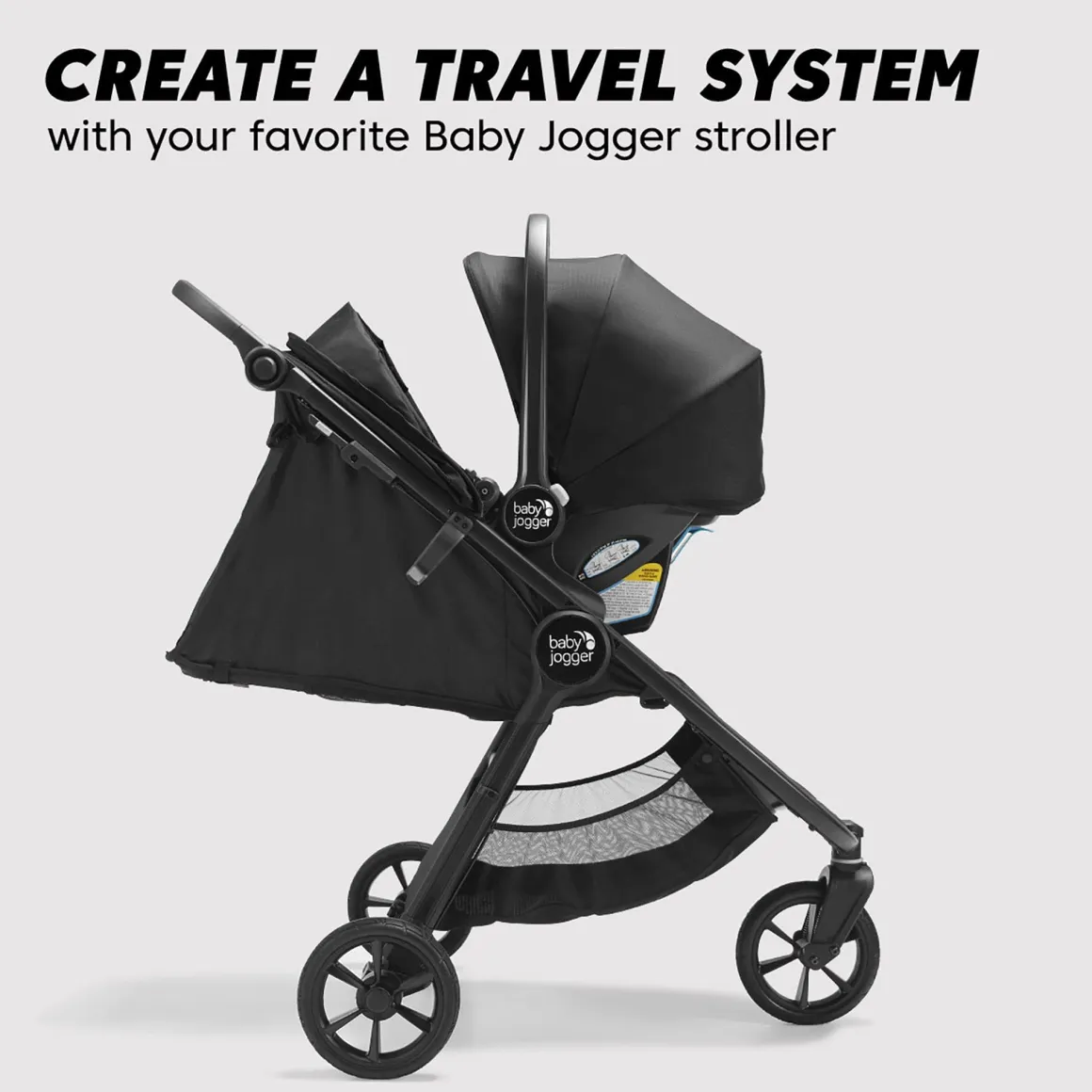 Baby Jogger City GO 2 Infant Car Seat - Harbor Grey