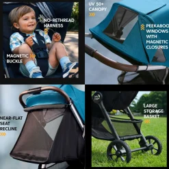 Baby Jogger City Mini GT3 Travel System - Frosted Ivory