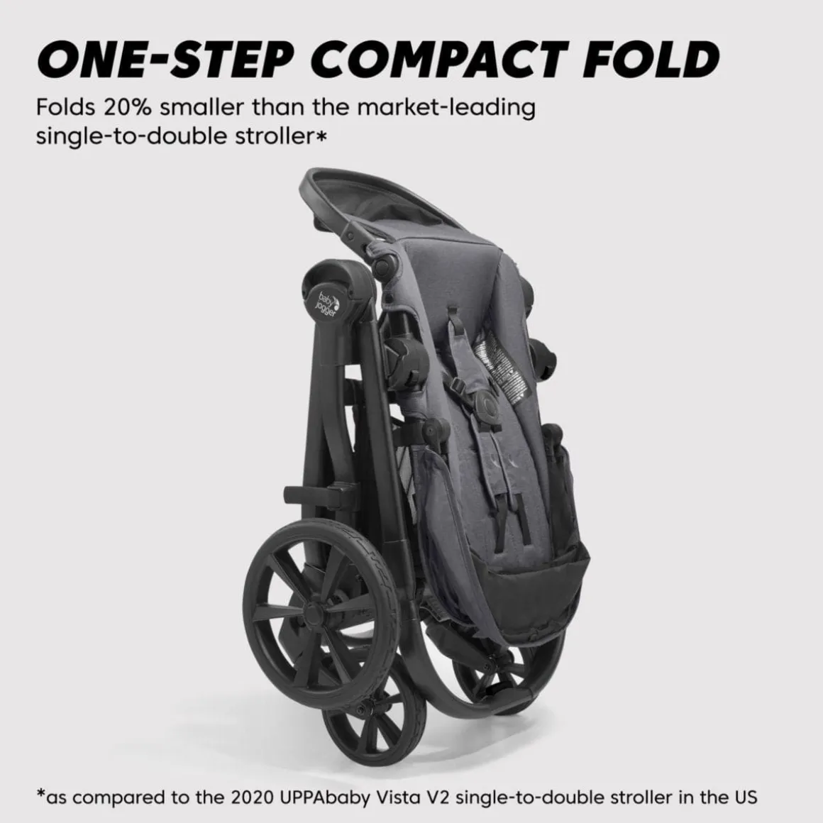 Baby Jogger City Select 2 Single-to-Double Stroller - Radiant Slate