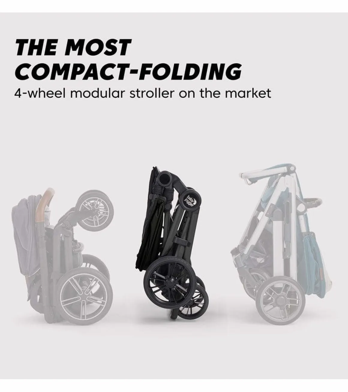 Baby Jogger City Sights + City GO 2 Travel System + Accessory Bundle - Frosted Ivory / Slate