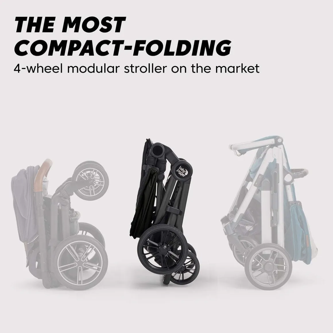 Baby Jogger City Sights Stroller + Accessory Bundle - Frosted Ivory