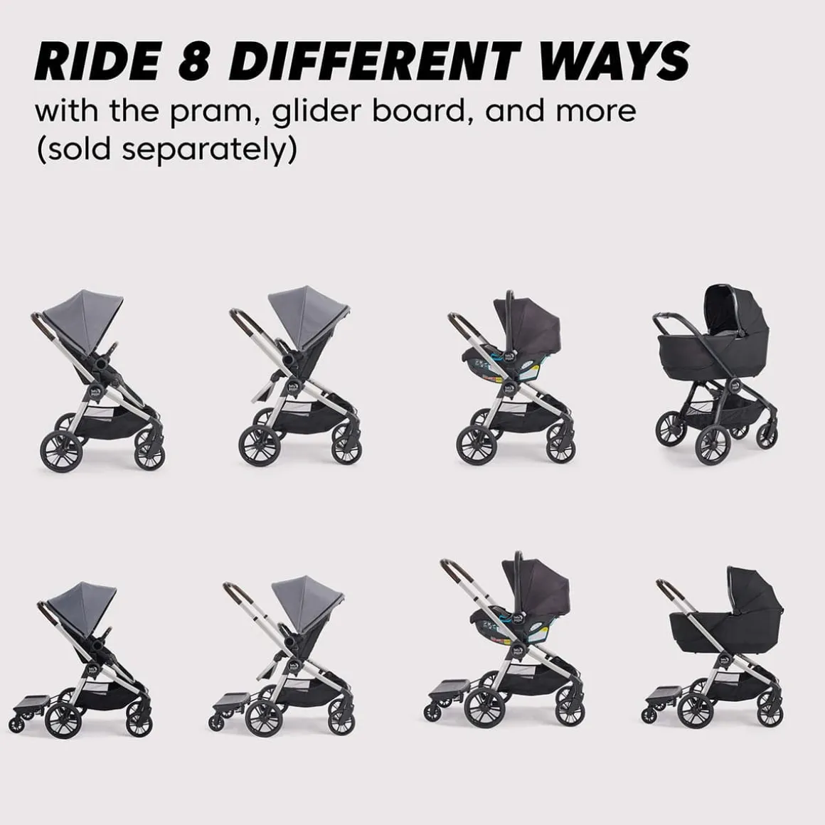Baby Jogger City Sights Stroller - Dark Slate