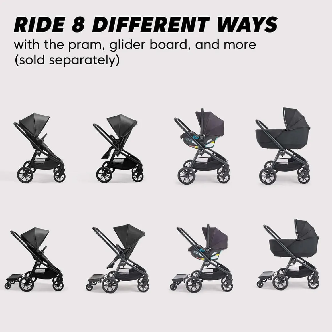 Baby Jogger City Sights Stroller - Rich Black