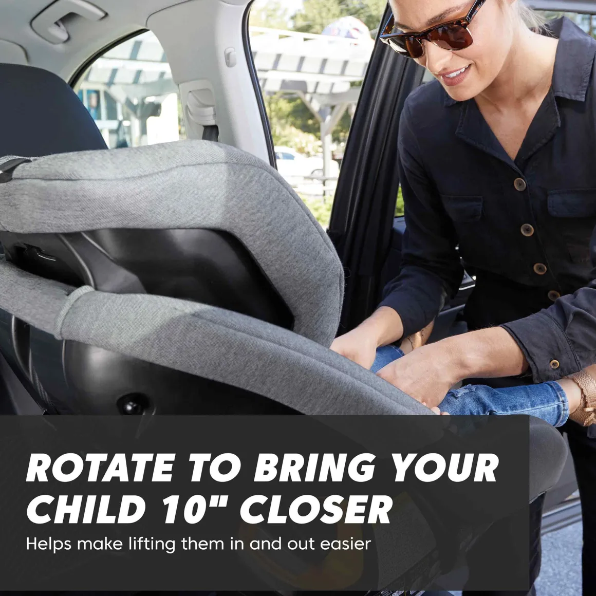 Baby Jogger City Turn Rotating Convertible Car Seat - Dune