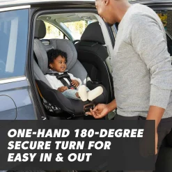Baby Jogger City Turn Rotating Convertible Car Seat - Onyx Black