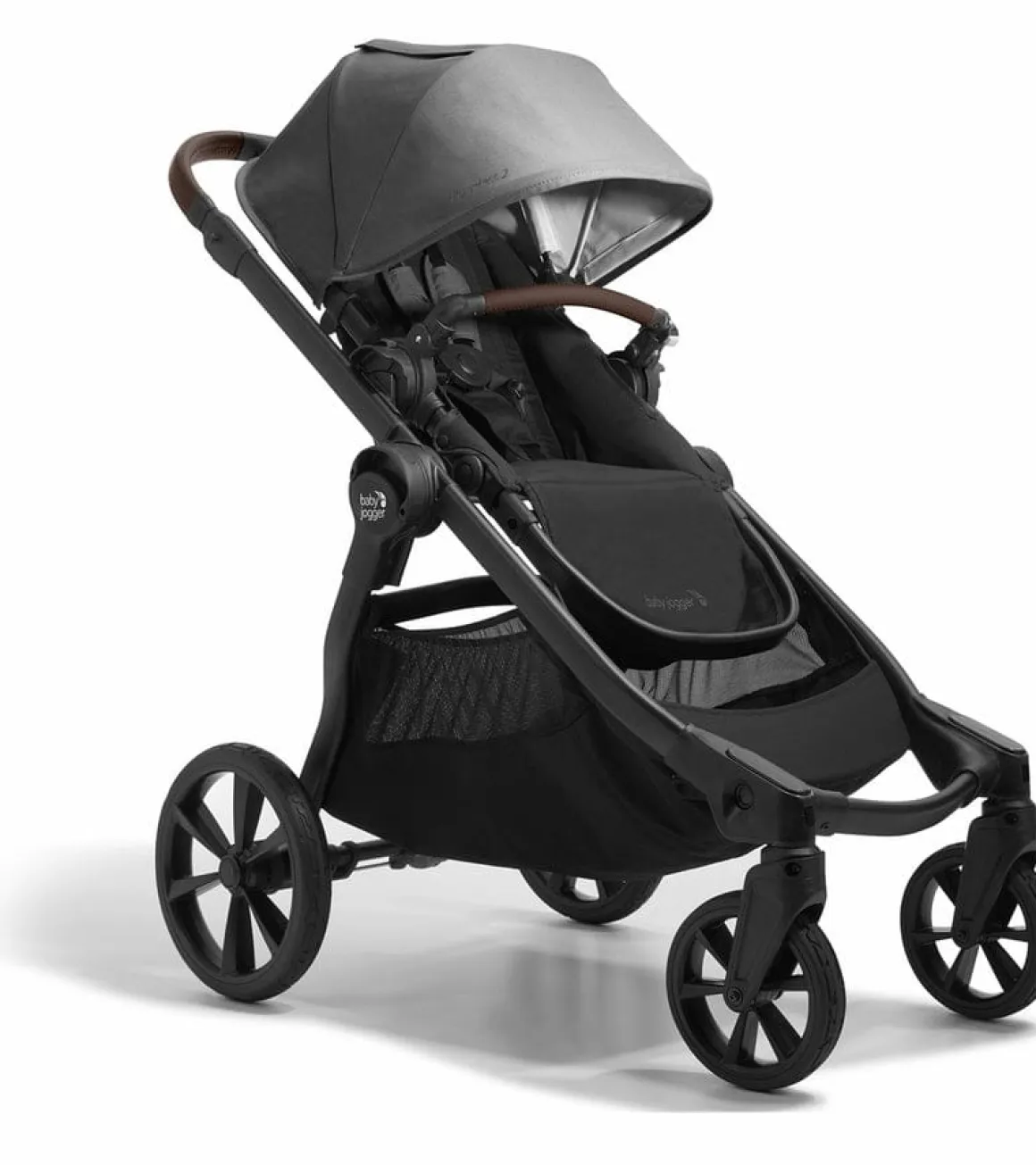 Baby Jogger OPEN BOX City Select 2 Single-to-Double Stroller - Eco Collection - Harbor Grey