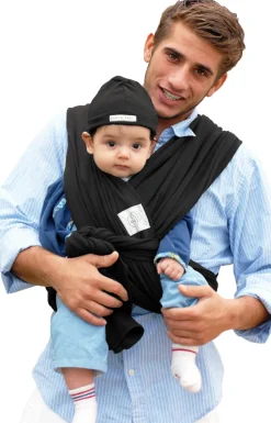 Baby K'tan Baby Carrier in Basic Black - Large