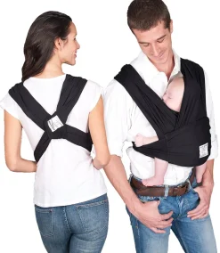 Baby K'tan Baby Carrier in Basic Black - Large